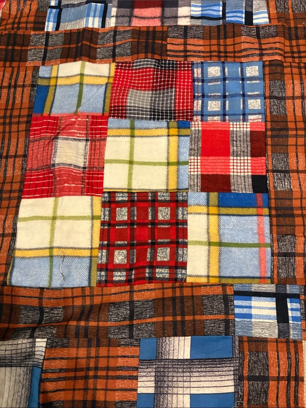 70x75 Handmade Quilt Topper